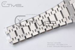Royal Oak 41mm 15510 SS ZF 1:1 Best Edition Gray Textured Dial on SS Bracelet A4302 - Image 17