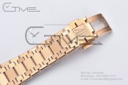Royal Oak 39mm 16202 "50th Anniversary" RG ZF 1:1 Best Edition Gray Textured Dial on RG Bracelet A7121 - Image 19