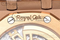 Royal Oak 39mm 16202 "50th Anniversary" RG ZF 1:1 Best Edition Gray Textured Dial on RG Bracelet A7121 - Image 26