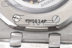 Royal Oak 39mm 16202 "50th Anniversary" SS ZF 1:1 Best Edition Blue Textured Dial on SS Bracelet A7121 - Image 25
