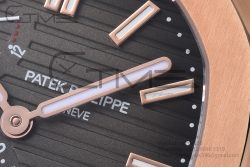 Nautilus 5712 RG ZF 1:1 Best Edition Brown Dial on Brown Leather Strap A240 - Image 11