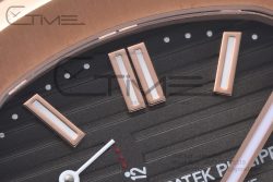 Nautilus 5712 RG ZF 1:1 Best Edition Brown Dial on Brown Leather Strap A240 - Image 16