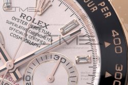Daytona 116515 1:1 Best Edition Clean Factory Black Ceramic Bezel Champagne Diamond Markers Dial on Oysterflex Rubber Strap A4130 - Image 9