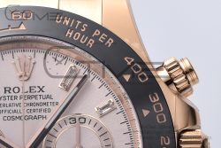Daytona 116515 1:1 Best Edition Clean Factory Black Ceramic Bezel Champagne Diamond Markers Dial on Oysterflex Rubber Strap A4130 - Image 16
