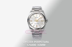 Oyster Perpetual 126000 36mm VSF 1:1 Best Edition 904L Steel Sliver Dial on SS Bracelet VS3235