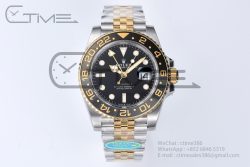 GMT Master II 126713 904L SS Clean Factory 1:1 Best Edition Black Dial on Jubilee Bracelet DD3285 - Image 3