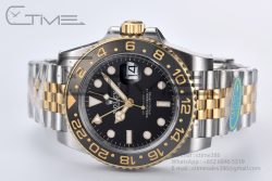 GMT Master II 126713 904L SS Clean Factory 1:1 Best Edition Black Dial on Jubilee Bracelet DD3285 - Image 4