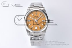 Oyster Perpetual 41mm 124300 Clean 1:1 Best Edition 904L Steel Yellow Dial on SS Bracelet VR3230 - Image 3