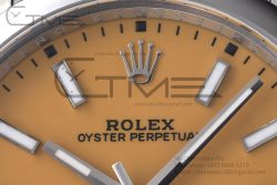 Oyster Perpetual 41mm 124300 Clean 1:1 Best Edition 904L Steel Yellow Dial on SS Bracelet VR3230 - Image 4
