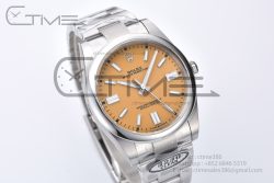 Oyster Perpetual 41mm 124300 Clean 1:1 Best Edition 904L Steel Yellow Dial on SS Bracelet VR3230 - Image 9
