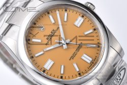 Oyster Perpetual 41mm 124300 Clean 1:1 Best Edition 904L Steel Yellow Dial on SS Bracelet VR3230 - Image 10