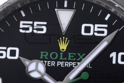 AirKing 126900 40mm SS Clean 1:1 Best Edition 904L Steel Smooth Bezel Black Dial on SS Oyster Bracelet A3230 - Image 5