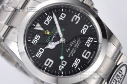 AirKing 126900 40mm SS Clean 1:1 Best Edition 904L Steel Smooth Bezel Black Dial on SS Oyster Bracelet A3230 - Image 10