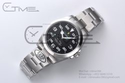 AirKing 126900 40mm SS Clean 1:1 Best Edition 904L Steel Smooth Bezel Black Dial on SS Oyster Bracelet A3230 - Image 12