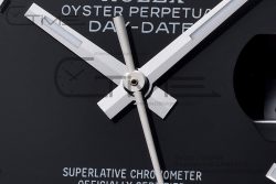 Day Date 40 GMF 1:1 Best Edition 904L Steel Black Dial Stick Markers on Bracelet A2836（Tungsten Heavy Version） - Image 13