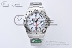 Explorer II 42mm 226570 904L SS C+F 1:1 Best Edition White Dial on Bracelet Super Clone VR3285 - Image 3