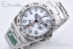 Explorer II 42mm 226570 904L SS C+F 1:1 Best Edition White Dial on Bracelet Super Clone VR3285 - Image 4