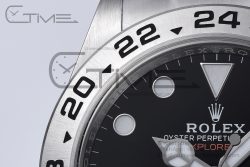 Explorer II 42mm 226570 904L SS C+F 1:1 Best Edition Black Dial on Bracelet Super Clone VR3285 - Image 9