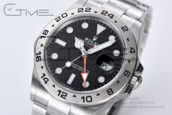Explorer II 42mm 226570 904L SS C+F 1:1 Best Edition Black Dial on Bracelet Super Clone VR3285 - Image 2