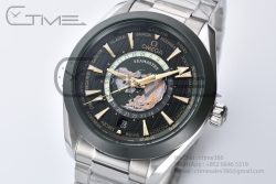 Aqua Terra Worldtimer VSF 1:1 Best Edition Green Dial on SS Bracelet A8938 Super Clone - Image 2