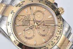 Daytona 116503 SS/YG Clean Factory 1:1 Best Edition Gold Stick Dial on SS/YG Oyster Bracelet A4130 - Image 6