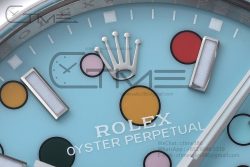 Oyster Perpetual 41mm 124300 Clean 1:1 Best Edition 904L Steel Balloon Dial on SS Bracelet VR3230 - Image 7