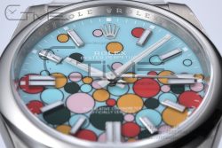 Oyster Perpetual 41mm 124300 Clean 1:1 Best Edition 904L Steel Balloon Dial on SS Bracelet VR3230 - Image 11