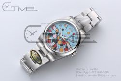 Oyster Perpetual 41mm 124300 Clean 1:1 Best Edition 904L Steel Balloon Dial on SS Bracelet VR3230 - Image 18