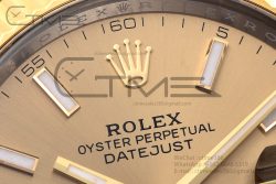 DateJust 41 126333 Clean Best Edition YG Gold Dial Stick Markers on Oyster Bracelet VR3235 - Image 7