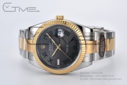 DateJust 41 126333 Clean Best Edition Grey Dial Green Roman Markers on YG/SS Oyster Bracelet VR3235 - Image 7