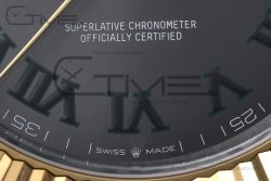 DateJust 41 126333 Clean Best Edition Grey Dial Green Roman Markers on YG/SS Oyster Bracelet VR3235 - Image 15