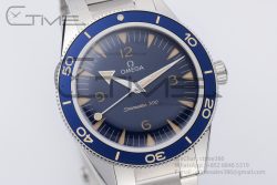 Seamaster 300m 41mm No Date SS Bracelet Navy Blue Dial VSF1:1 Best Edition A8912 - Image 3