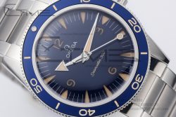 Seamaster 300m 41mm No Date SS Bracelet Navy Blue Dial VSF1:1 Best Edition A8912 - Image 4