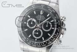 Daytona 126500 BTF 1:1 Best Edition 904L SS Case and Bracelet Black Dial DD4131 - Image 2