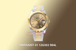 DateJust 41 126303 904L SS/YG VSF 1:1 Best Edition Gold Dial on Jubilee Bracelet VS3235