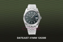 DateJust 41MM 126300 SS VSF 1:1 Best Edition Green Fluted Dial on SS Jubilee Bracelet VS3235