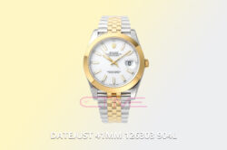 DateJust 41MM 126303 904L SS/YG VSF 1:1 Best Edition White Dial on Jubilee Bracelet VS3235
