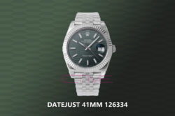 DateJust 41MM 126334 VSF 1:1 Best Edition Green Fluted Dial on 904L SS Jubilee Bracelet VS3235
