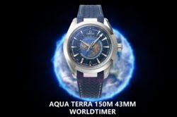Aqua Terra 150M 43mm Worldtimer SS/RU Dark Blue Dial VSF 1:1 Best Edition A8938