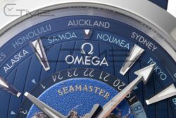 Aqua Terra 150M 43mm Worldtimer SS/RU Dark Blue Dial VSF 1:1 Best Edition A8938 - Image 6