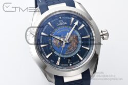 Aqua Terra 150M 43mm Worldtimer SS/RU Dark Blue Dial VSF 1:1 Best Edition A8938 - Image 3
