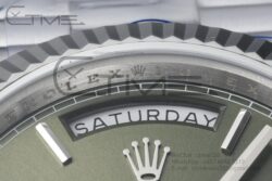 DayDate 40 SS 228236 GMF 1:1 Best Edition Green Roman Dial on President Bracelet A2836 (Gain Weight) - Image 6
