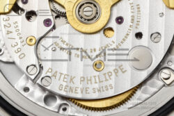 Nautilus 5711 40mm 3KF 1:1 Best Edition Grey Dial on Black Leather Strap A324 Super Clone - Image 18