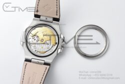 Nautilus 5711 40mm 3KF 1:1 Best Edition Grey Dial on Black Leather Strap A324 Super Clone - Image 14