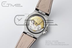 Nautilus 5711 40mm 3KF 1:1 Best Edition Grey Dial on Black Leather Strap A324 Super Clone - Image 15