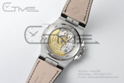 Nautilus 5711 40mm 3KF 1:1 Best Edition Grey Dial on Black Leather Strap A324 Super Clone - Image 13