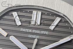 Nautilus 5711 40mm 3KF 1:1 Best Edition Grey Dial on Black Leather Strap A324 Super Clone - Image 7