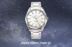 Aqua Terra 150M SS VSF 1:1 Best Edition White Wave Textured Dial on SS Bracelet A8500 Super Clone