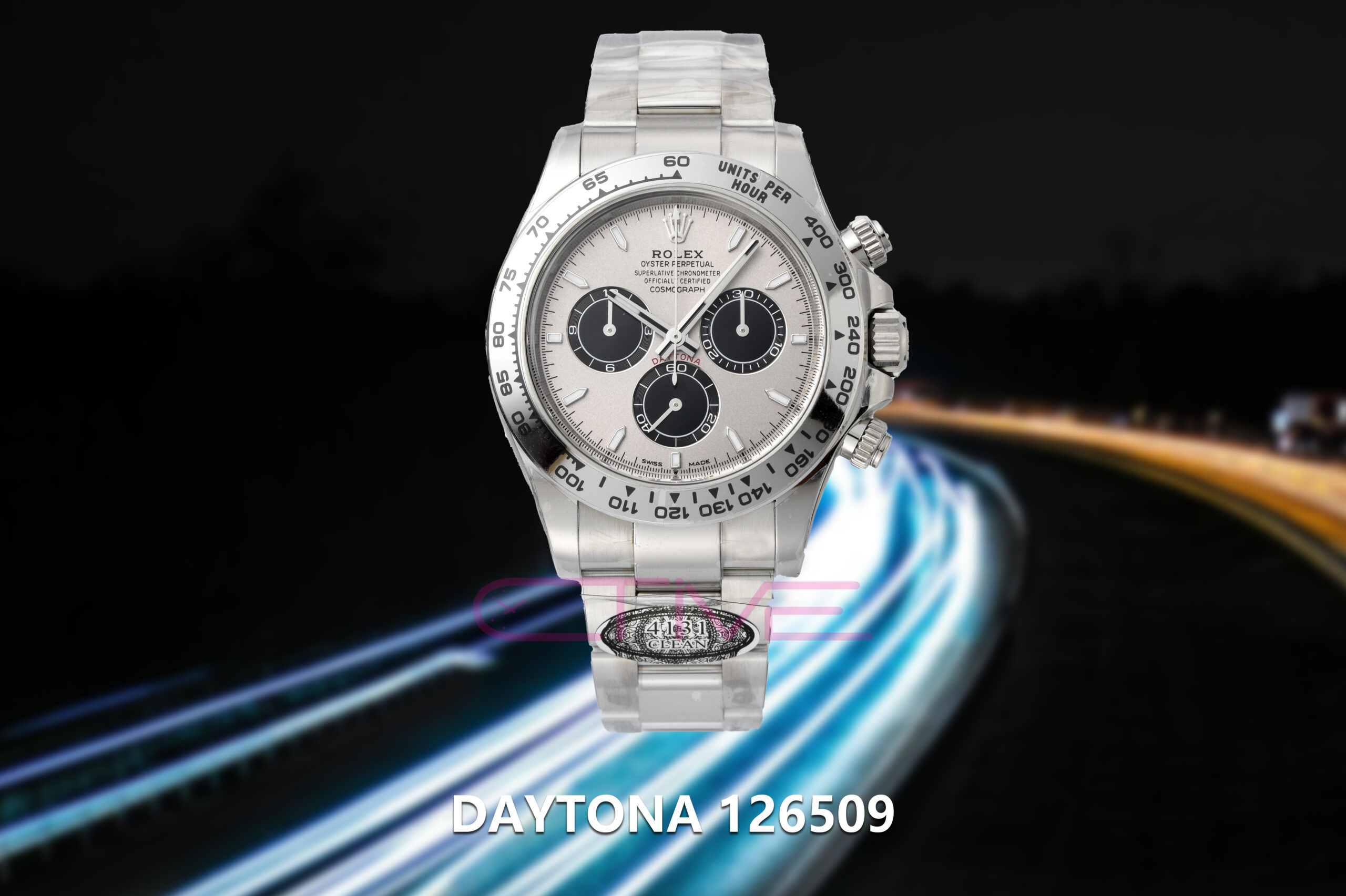 Daytona 126509 Clean Factory 1:1 Best Edition Grey Dial on SS Bracelet SH4131