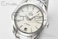 Aqua Terra 150M 34mm Ladies SS VSF 1:1 Best Edition White Wave Dial on SS Bracelet A8800 - Image 2